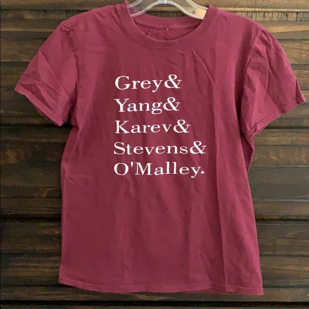 Grey’s Anatomy t-shirt merch